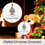 Personalized 2025 Ceramic Ornament For New Moms And Dads - Thoughtful Living Room Decor