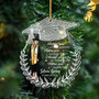 Personalized Class Of 2025 Graduation Ornament For College - Heartfelt Keepsake Gift For Christmas Decoration