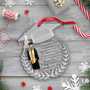 Personalized Class Of 2025 Graduation Ornament For College - Heartfelt Keepsake Gift For Christmas Decoration