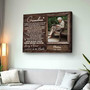 In Loving Memory memorial canvas for grandma loss, comforting remembrance wall art and condolence gift to honor her life