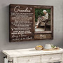 Memorial Gifts For Loss Of Grandmother, Memorial Canvas for Grandma Loss Gift, In Loving Memory Gift