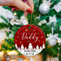 Personalized New Dad Ornament 2025 - Thoughtful Living Room Gift For First Christmas