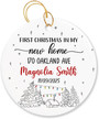 First Christmas New Home Ornament 2025 For Living Room Decor Personalized Tree Decoration