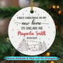 First Christmas New Home Ornament 2025 For Living Room Decor Personalized Tree Decoration