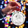Heartfelt Daughter & Father Day Ornament - 2025 Christmas Keepsake With Custom Names For Living Room