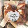 Soon-To-Be Dad And Mom 2025 Hanging Ornament – Living Room Decor For First Time Parents, Christmas Tree Heart Keepsake