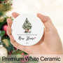 Celebrate Your First Christmas In Your New Home With a Personalized 2025 Living Room Ornament Gift