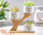 Personalized Pet Memorial Plant Pot and Bamboo Tray | Forever Loved Sympathy Gift for Pet Owners
