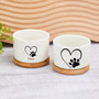 Personalized Pet Memorial Plant Pot - Custom Dog Sympathy Gifts With Indoor Ceramic Planter And Office Desk Decor