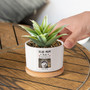 Heartfelt Custom Dog Photo Plant Pots - Unique Memorial Gifts For Home And Garden Decor