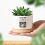 Heartfelt Custom Dog Photo Plant Pots - Unique Memorial Gifts For Home And Garden Decor