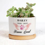Custom Photo Dog Planter - Sympathy Gift For Pet Loss - Personalized Memorial Pot For Dog Moms