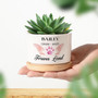 Custom Photo Dog Planter - Sympathy Gift For Pet Loss - Personalized Memorial Pot For Dog Moms