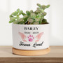 Custom Photo Dog Planter - Sympathy Gift For Pet Loss - Personalized Memorial Pot For Dog Moms