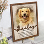 Pet Memorial Wooden Signs – Personalized ‘I’m Right Here in Your Heart’ Remembrance Gift