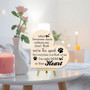 Touching Dog Memory Wooden Heart For Pet Loss - Desk DéCor Plaque