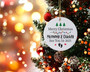 Personalized Pregnancy Announcement Ornament - Merry Christmas Gift For Mommy And Daddy To Be - Living Room Holiday DéCor 2025