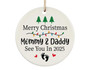 Personalized Pregnancy Announcement Ornament - Merry Christmas Gift For Mommy And Daddy To Be - Living Room Holiday DéCor 2025