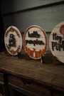 Rustic Pumpkin Wood Sign For Halloween DéCor - Fall Farmhouse Style Mini Sign For Tier Trays