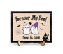 Custom Forever My Boo Wood Sign - Spooky Halloween Gift For Couples - Ghost Theme Home Decor