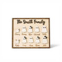 Rustic Ghost Family Wooden Sign For Halloween - Personalized Spooky Decor For Home Kitchen