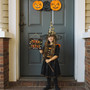 Trick Or Treat Wooden Door Sign For Spooky Halloween DéCor - Hanging Decoration For Home Entryway