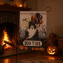 Spooky Boo Y'All Ghost Garden Flag - Halloween Outdoor Decor For Fall Porch - Trick Or Treat Yard Sign