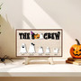 Personalized Ghost Family Wood Sign With Pets – Halloween DéCor For Living Room