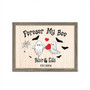 Halloween Gothic Decor With Forever My Boo Wood Sign For Couples - Custom Names