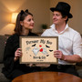 Halloween Gothic Decor With Forever My Boo Wood Sign For Couples - Custom Names