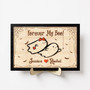 Personalized Forever My Boo Ghost Couple Wood Sign For Gothic Halloween Decor And Couples