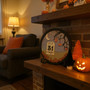 Personalized Halloween Mini Round Wood Sign Countdown For Spooky October 31 Decor