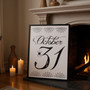 October 31 Halloween Canvas Wall Art For Spooky Indoor Decor