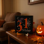 October 31 Halloween Wooden Sign - Autumn DéCor For Family & Friends