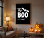 Spooky Cute Halloween Boo Crew Canvas Print - Black And White Wall Art For Halloween DéCor