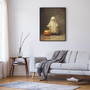 Cute Ghost With Pumpkin Canvas For Dark Academia Halloween Party DéCor
