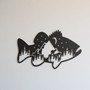 Custom Bass Fish Metal Wall Art for Home Decor
