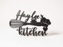 Grandma's Kitchen metal sign, vintage-style typography on white enamel, personalized with family name for Mother’s Day gift Grandma's Kitchen metal sign, vintage-style typography on white enamel, personalized with family name for Mother’s Day gift