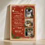 Cat loss memorial canvas wall art featuring custom pet photo and heartfelt poem, portrait orientation, beige background