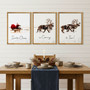 Festive Santa Reindeer Sleigh Canvas Wall Decor For Christmas