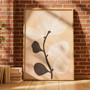 Minimalist Botanical Wall Art Canvas - Modern Abstract Florals For Neutral Home DéCor