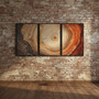 Unique Abstract Wood Grain Canvas for a Cozy Living Room Vibe