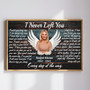 Custom Sympathy Canvas - Angel Wings Memorial Gift for Loss