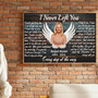 Custom Sympathy Canvas - Angel Wings Memorial Gift for Loss