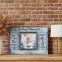 Heartfelt Angel Wings Memorial Canvas for Sympathy & Remembrance