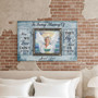 Heartfelt Angel Wings Memorial Canvas for Sympathy & Remembrance