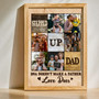 Bonus Dad Christmas Canvas - Sentimental Photo Gift From Kids Bonus Dad Christmas Canvas - Sentimental Photo Gift From Kids