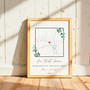 City Map Canvas - Personalized Housewarming Gift for Couples