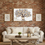 Custom Family Tree Canvas - Rustic Heritage Name Art Keepsake