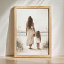 Art For Mom And Daughter - Rustic Painting Canvas For Nursery Decor